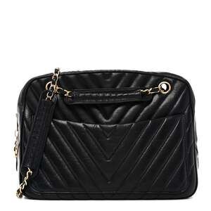 Chanel Lambskin Chevron Quilted Camera #242045C17B